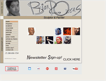 Tablet Screenshot of brianowensart.com